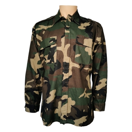 Chemise militaire BDU Woodland Ripstop Occasion