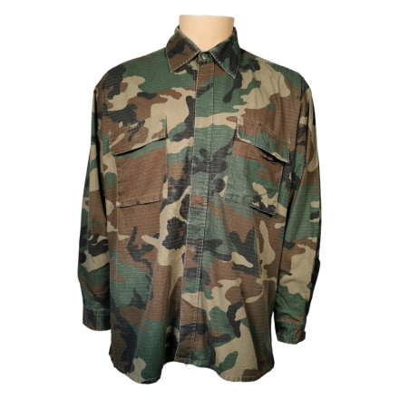 Chemise militaire BDU Woodland Ripstop Occasion