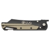 Couteau LUG Higo Titanium Lame Noire SP3 G10