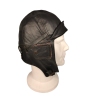 casque cuir aviateur marron