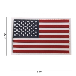 Écusson Drapeau USA 3D PVC