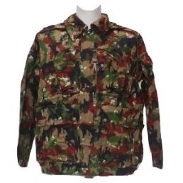 Veste militaire Suisse camouflée hiver