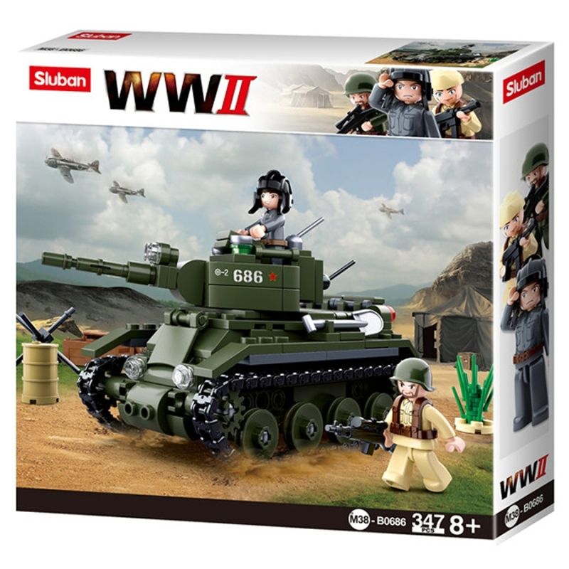 Tank Allié Seconde guerre mondiale SLUBAN jouet - DAN MILITARY