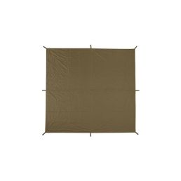 Bâche de terrain 2 x 2 m Ultra-light Ripstop Verte olive plat