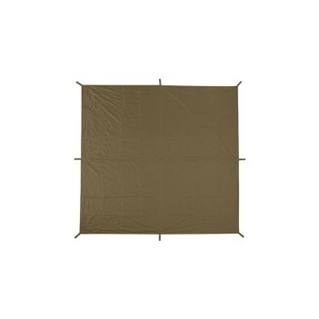 Bâche de terrain 2 x 2 m Ultra-light Ripstop Verte olive plat