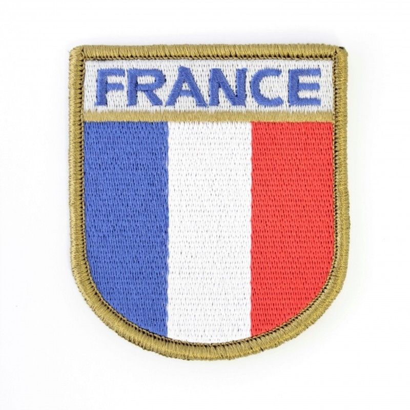 Écusson Militaire Velcro France - Patch de Fierté Française pour Équipement  Tactique