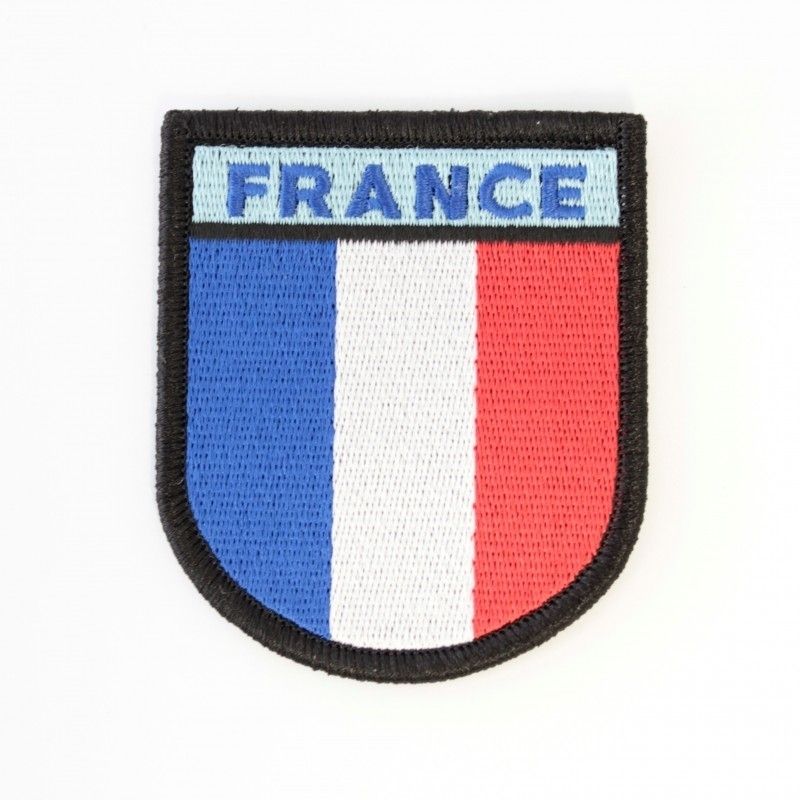 Écusson brodé drapeau de la France - À coudre - Emblème national français