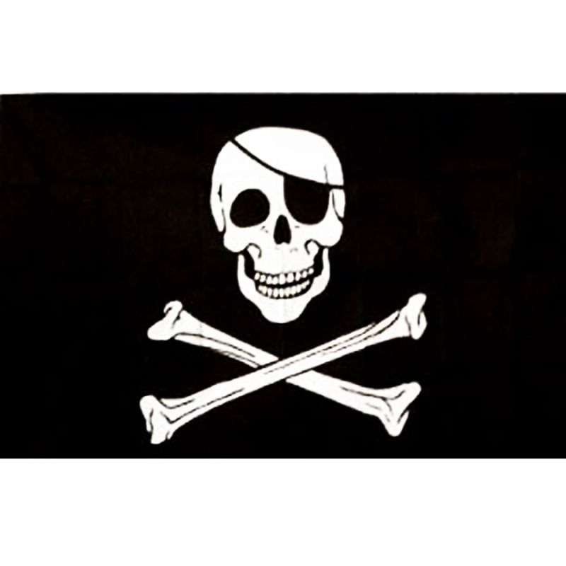 Trasal - drapeau pirate - 150x90cm