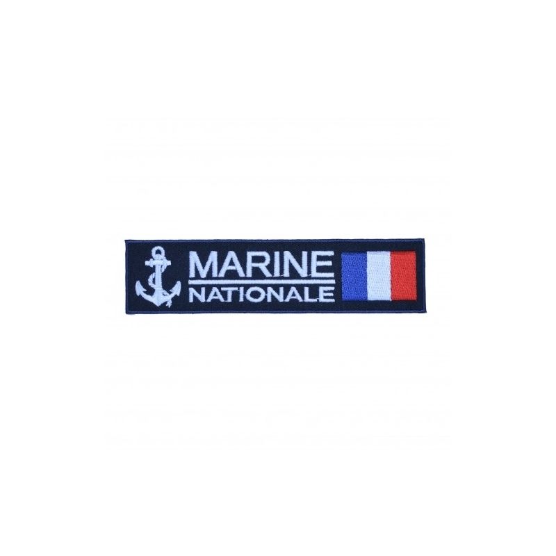 Patch brodé « Marine nationale »