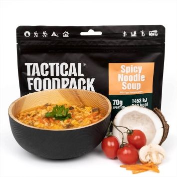 Soupe au poulet et aux nouilles épicée 100% naturelle Tactical Foodpack