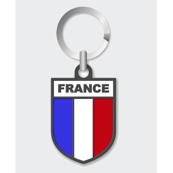 Insigne militaire Armée de terre défense France drapeau Porte clé