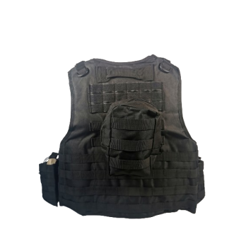 Plaque velcro / support auto-agrippant MOLLE pour Gilet tactique Noir -  Pièces et accessoires de sacs tactiques et défense (4830947)