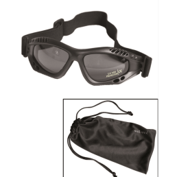 Lunettes Tactiques Airsoft verres teintés Mil-Tec noir