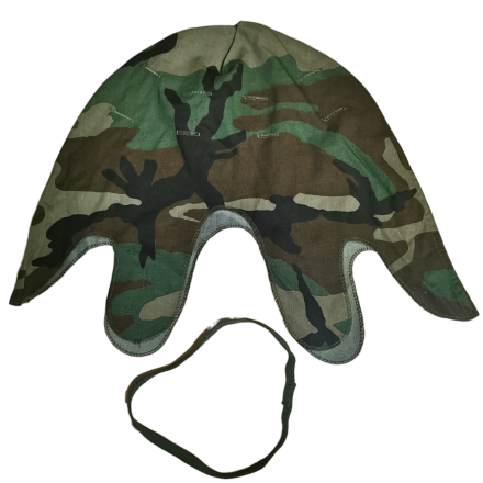 Couvre Casque USMC Woodland avec Sangle Élastique